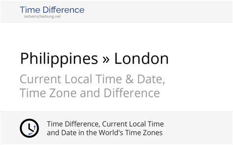 manila london time difference